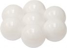 LittleTom 50 db 5,5 cm-es golyós készlet medencék kitöltéséhez játék gyerekeknek, fehér