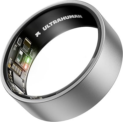 Ultrahuman Ring Air Okosgyűrű, titán, 10-es méret