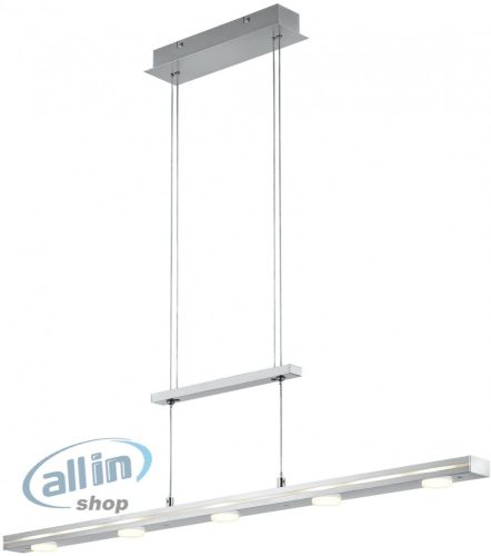 Trio 379190707 Többágú függeszték LACAL matt nikkel fém 7 x SMD, 3,5W, 3000 + 5000K