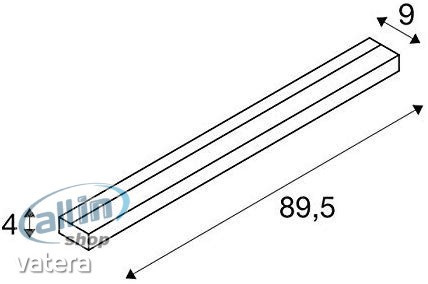 SLV SEDO 21 alumínium LED fali lámpa & falikar
