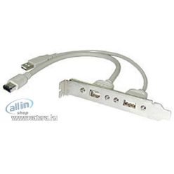 Lindy 33124 USB / FireWire konzol PC-hez, szürke