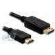 Delock 83806 2m Displayport 1.2 4k kábel