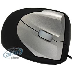   Minicute M0010203 EZmouse vezetékes 2 jobbos ergonómikus függőleges optikai egér fekete / szürke