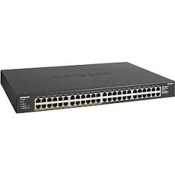   NETGEAR GS348 Beállítást nem igénylő (unmanaged) Gigabit Ethernet (10/100/1000) 1U Fekete