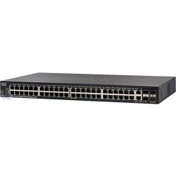   CISCO SYSTEMS SG350X-48P Gigabit Poe Switch, 48 portos, Egymásra rakható,