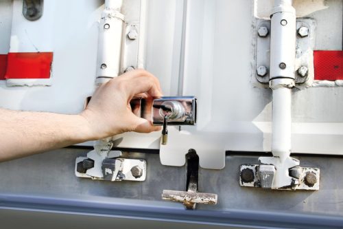 LAMPA 98698 konténer hátsó ajtó lopásgátló bilincs