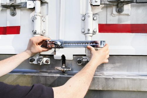 LAMPA 98698 konténer hátsó ajtó lopásgátló bilincs