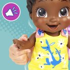 Baby Alive Baby Gotta Bounce Doll, Fekete hajú játék baba gyerekeknek 3 éves kortól
