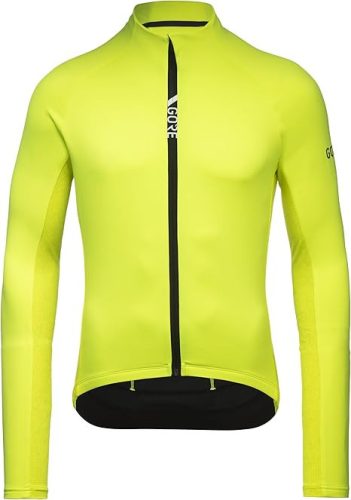 GOREWEAR C5 Thermo jersey Kerékpáros mez, neon sárga /citruszöld XL