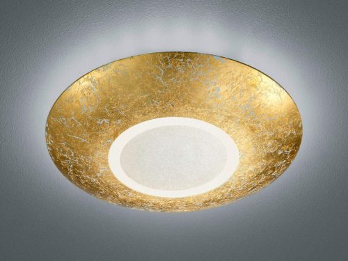 Trio CHIROS 624110279 Mennyezeti lámpa arany fém incl. 1 x SMD, 12W, 3000K, 1100Lm 1100lm 3000K IP20