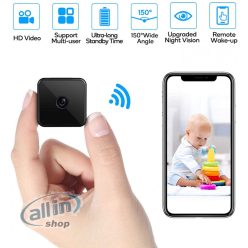   Mini HD WiFi megfigyelő kamera,7 napos készenlét,IR éjszakai látás,Távoli ébresztés