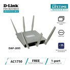 D-link DAP-2695 Access Point, Dual Band, 1750Mbps, PoE-Hiányos