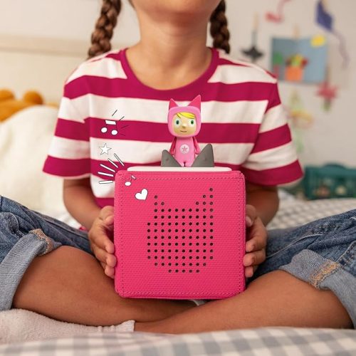 tonies Toniebox Starter Set Kreatív Tonie Figurával – Pink, német nyelvű