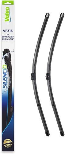 VALEO Silencio VF315 ablaktörlő készlet – első szélvédő, 2 darabos, 600 mm / 600 mm, eredeti lap, könnyű felszerelés