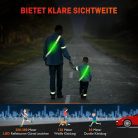 HENMI futólámpa kocogáshoz fényvisszaverő övvel