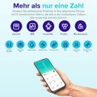 Etekcity digitális személymérleg – Bluetooth okosmérleg, testzsír- és izomtömeg-mérés, 180 kg kapacitás, app-kompatibilis, fekete, 