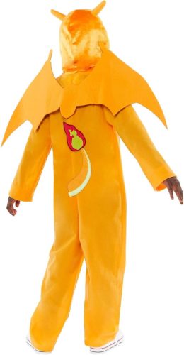Amscan Pokémon Glurak gyerek jelmez kapucnival – hivatalosan licencelt, unisex, 6–8 éveseknek