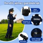cuteDIY rendőr jelmez gyerekeknek 104-110
