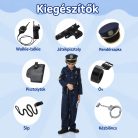 cuteDIY rendőr jelmez gyerekeknek 104-110