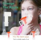 CARER SPARK univerzális inhalátor-kiegészítő készlet – tömlő és szájrész felnőtteknek és gyermekeknek