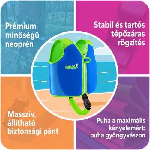 OSHYLE Gyerek Neoprén Úszómellény 6-9 éves korig