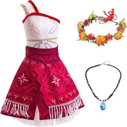 LCXYYY Vaiana (Moana) Hercegnő Jelmez Gyerekeknek (110 cm)