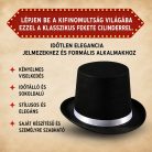 Dress Up America Fekete Cilinder Kalap