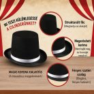 Dress Up America Fekete Cilinder Kalap