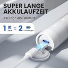 Oclean Flow szónikus elektromos fogkefe – 180 napos akkumulátor, 5 tisztítási mód, IPX7, fehér
