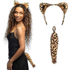   Boland Állati Jelmez Kiegészítő Szett – Fejpánt Fülekkel és Farokkal