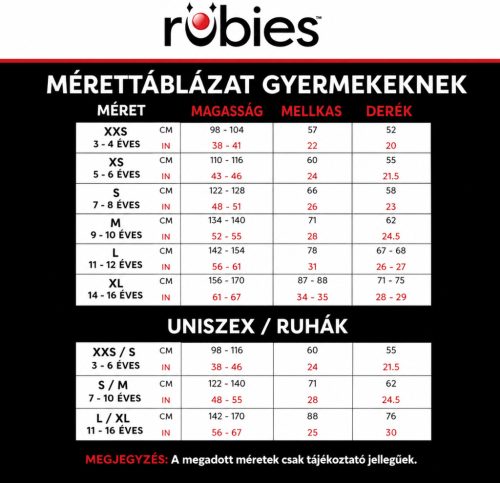 Rubie's Klasszikus Pókember Jelmez, 3–4 év