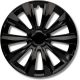 cartrend Delta kerékdísztárcsa 14 col, fekete, speciális ABS, ütésálló, 1 darab
