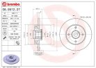 Brembo 08.9512.27 – Hátsó féktárcsa beépített csapággyal, 1 db