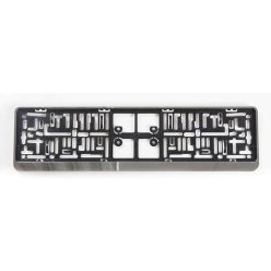   AUTO-STYLE 'Klick' műanyag rendszámtábla-tartó – 52 x 11 cm – króm