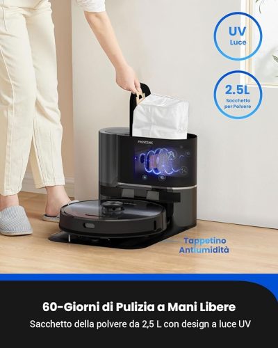 Proscenic M9 robotporszívó‑felmosó