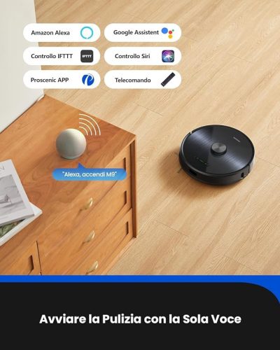 Proscenic M9 robotporszívó‑felmosó