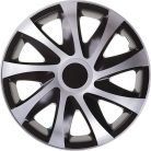NRM Draco CS kerékdísztárcsa 13 col, fekete/ezüst, 4 darabos készlet