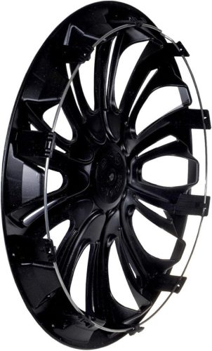 NRM Draco CS kerékdísztárcsa 13 col, fekete/ezüst, 4 darabos készlet