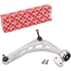   Febi Bilstein 18802 – Első alsó lengőkar hidrotámaszos szilentblokkal, gömbfejjel, tartóval és rögzítő anyával (1 db, alumínium, bal oldal)