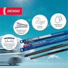 DENSO DU-040L – Hátsó ablaktörlőlapát 400 mm (16") – Hibrid kivitel, kampós rögzítéssel