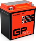 GP-PRO GB10L-B 12V 11Ah zselés motorakkumulátor – karbantartásmentes, zárt kivitel (kompatibilis: YB10L-B / YB10L-B2)