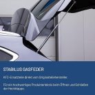 Stabilus 023895 LIFT-O-MAT® csomagtér gázrugó – 455 N nyomóerő, hátsó ajtóhoz