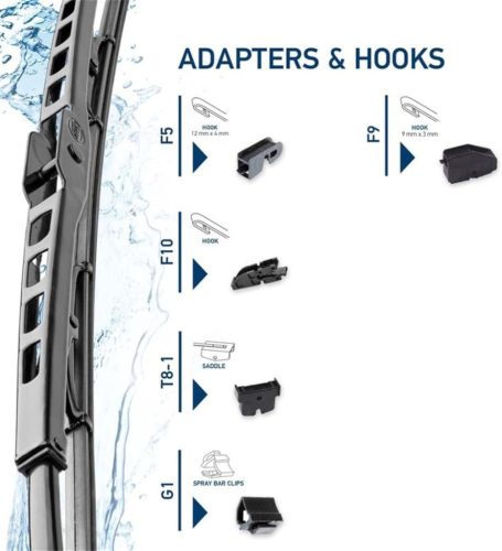 HELLA 9XW 184 107-281 Heavy Duty HD70A ablak­törlőlapát – 28" / 700 mm – Bal- és jobbkormányos járművekhez – elülső, 1 db, fekete