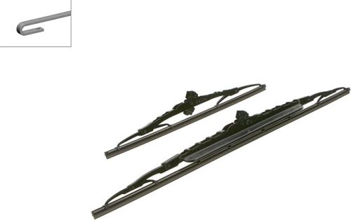 Bosch Twin Spoiler 578S ablaktörlő készlet – első szélvédőre, 575 mm / 360 mm, kiváló törlési teljesítmény, 2 darabos szett