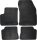 PETEX egyedi gumi padlószőnyeg készlet – 4 darabos, fekete