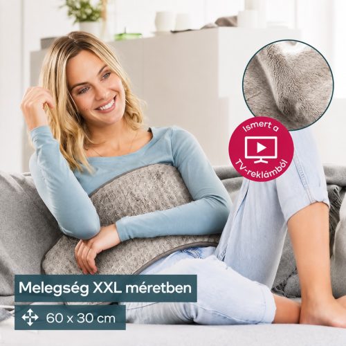 Beurer HK 123 XXL Nordic melegítő párna – 3 hőfok, automatikus kikapcsolás, mosógépben mosható, 60 × 30 cm