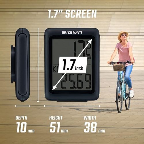 SIGMA BC 5.0 WL Vezeték nélküli Kerékpár‑Computer – Könnyen Használható Kezdő Bike‑Tacho