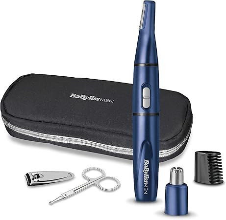 BaByliss 5‑az‑1 Mini Trimmer – Blue Edition (7058PE)