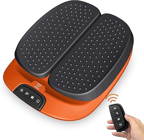 Snailax vibrációs lábmasszírozó készülék hőfunkcióval és távirányítóval