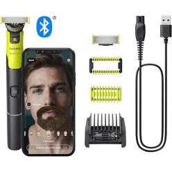   Philips OneBlade 360 Face & Body – elektromos szakáll- és testvágó, 360° technológia, 5-az-1 állítható trimmelő fejjel,  (QP4631/30)-Hiányos